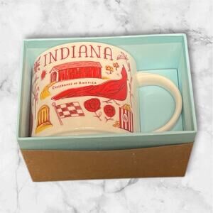 Starbucks Indiana Been There Series 14 Oz Coffee Mug New Condition